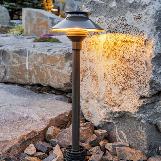 Landscape Light Feature by rockery product vancouver wa