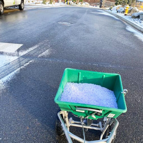 HOA ice melt mitigation in Vancouver, WA