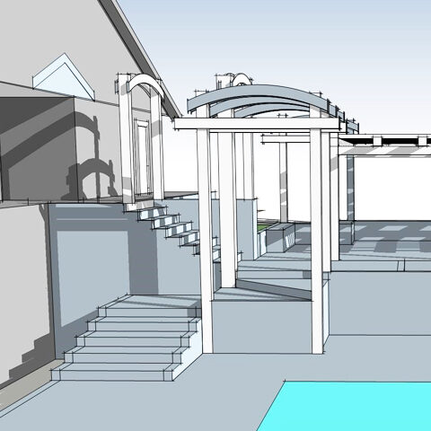 Existing Floor Plan Redesign Render