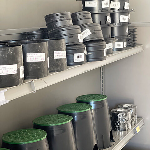 Irrigation Supplies on retail shelves in Vancouver WA