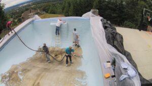 Pool Hot Tub Plaster Hydrazzo