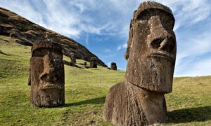 Basalt Easter island head