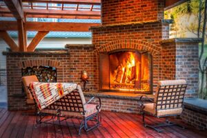 Outdoor Living Fireplace in Vancouver, WA