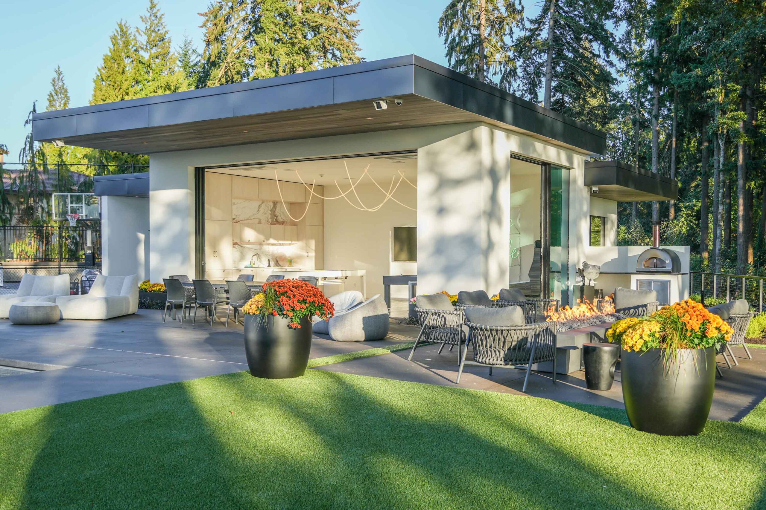 Outdoor living area in Vancouver, WA